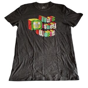 Disney Size Small Retro Walt Disney World Graphic Short Sleeve T-Shirt